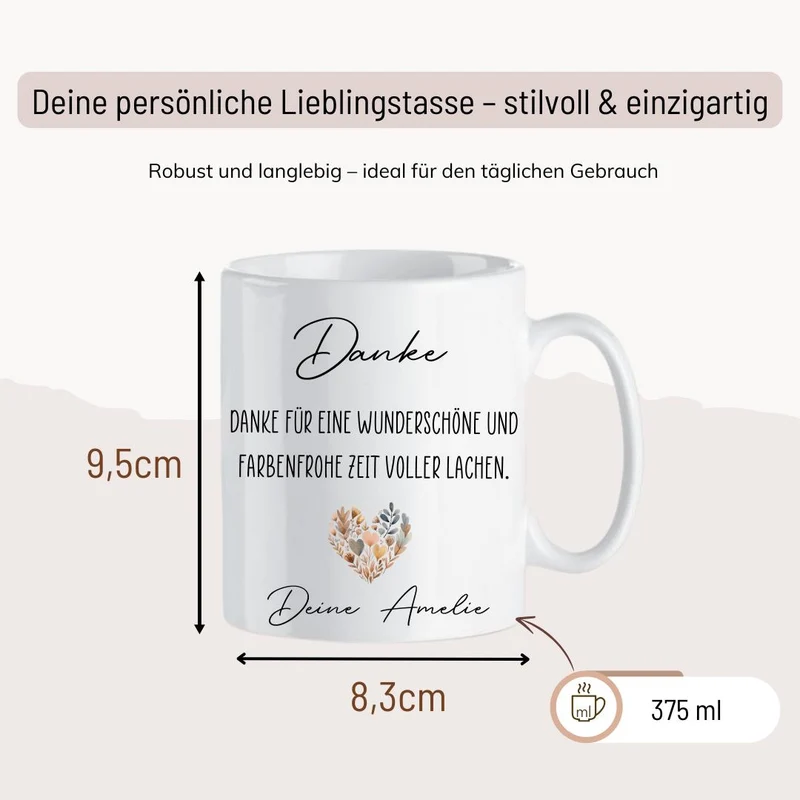 Tasse Erzieherin Abschiedsgeschenk