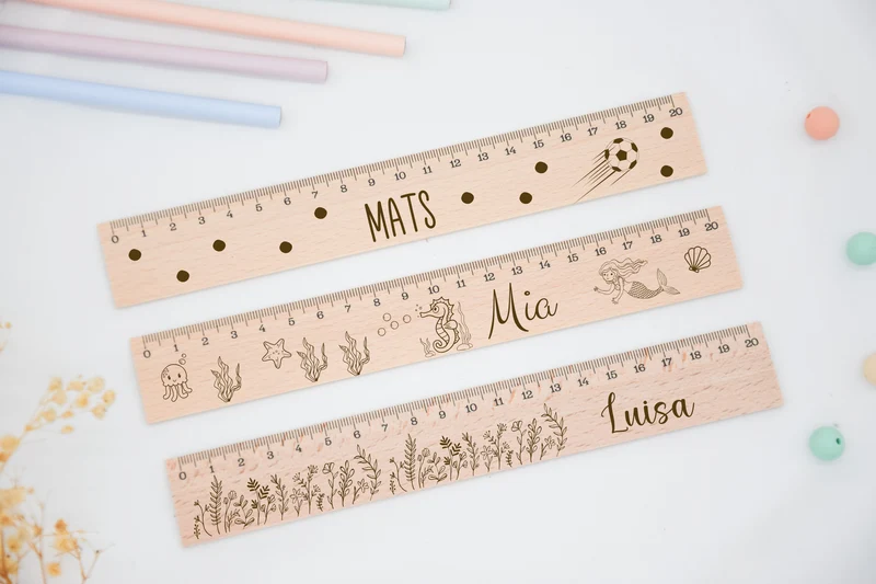 Lineal für Kinder - versch. Motiven