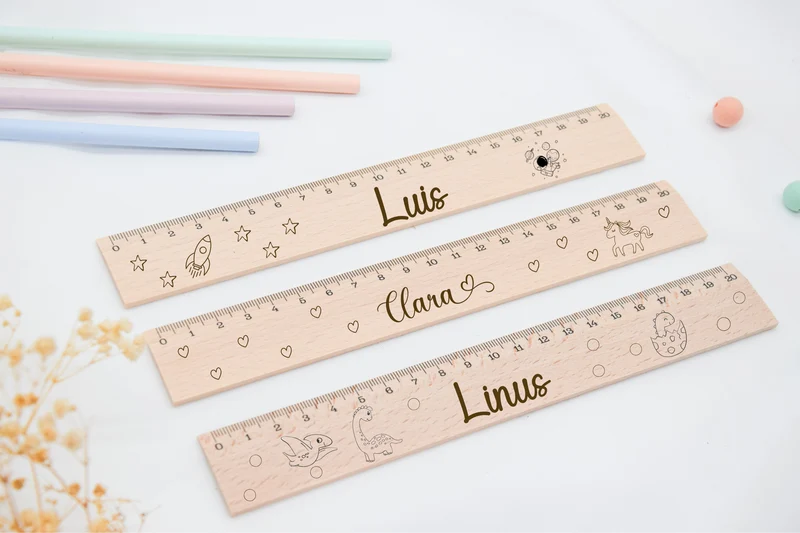 Lineal für Kinder - versch. Motiven