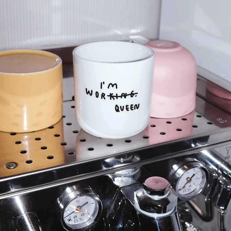 I'm Worqueen Porzellan-Becher