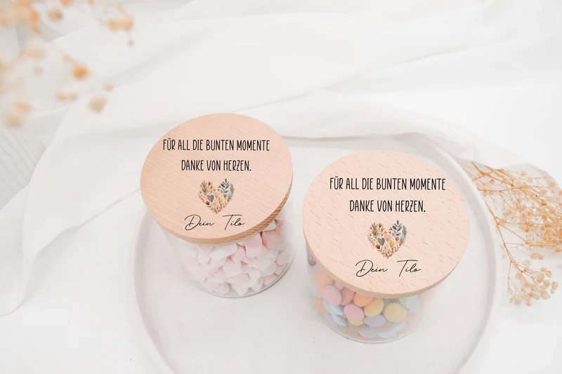 Vorratsglas Abschiedsgeschenk