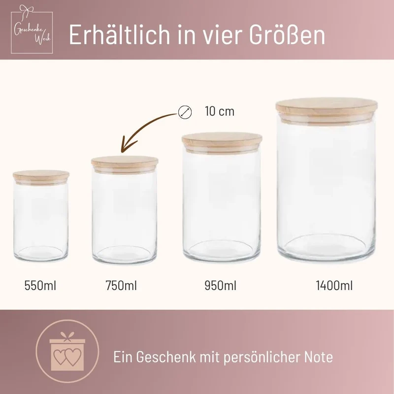 Vorratsglas Abschiedsgeschenk
