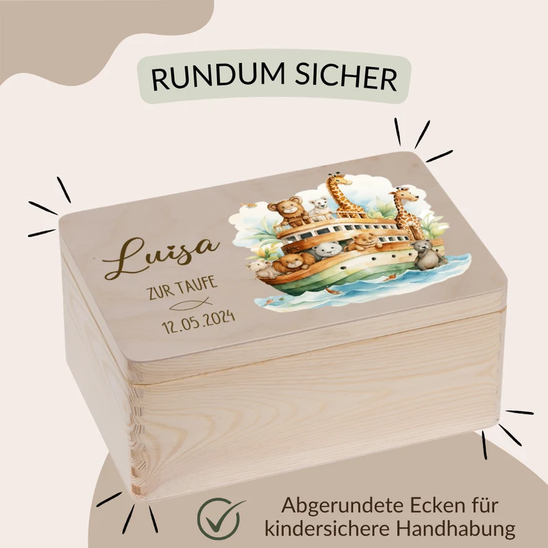 Erinnerungskiste - Taufe mit Arche Noah