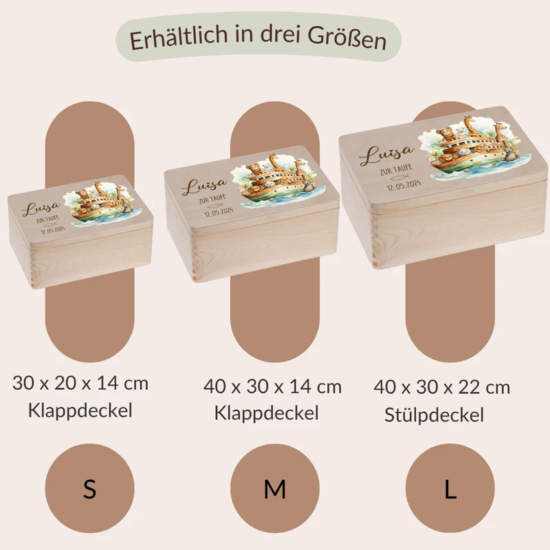 Erinnerungskiste - Taufe mit Arche Noah