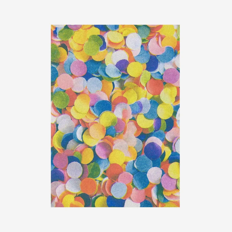 Paper Confetti Riso-Postkarte
