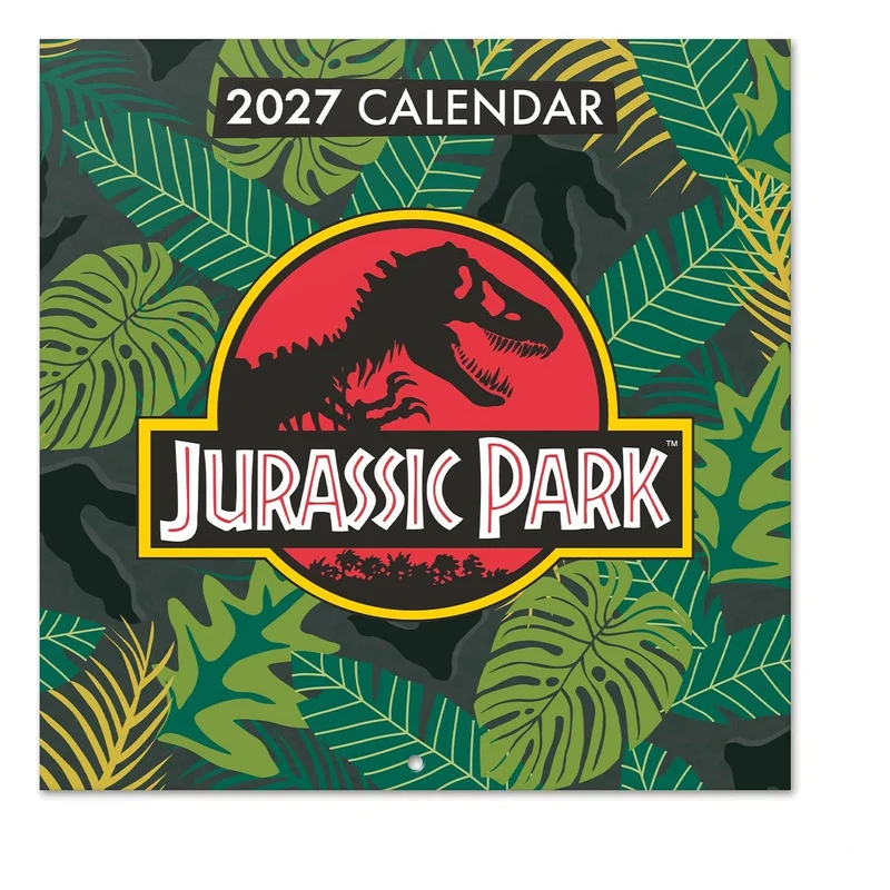 Jurassic Park Wandkalender 2027 30 x 30 cm