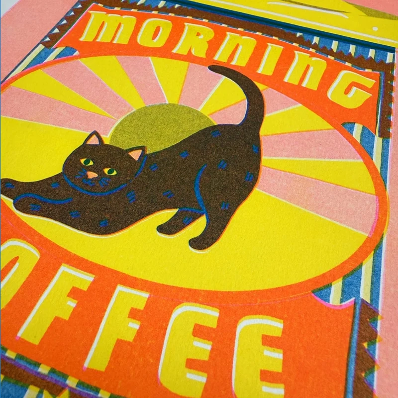 Morning Coffee Risografie Druck