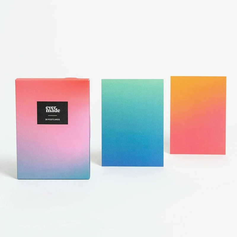 Gradient Postcard Set
