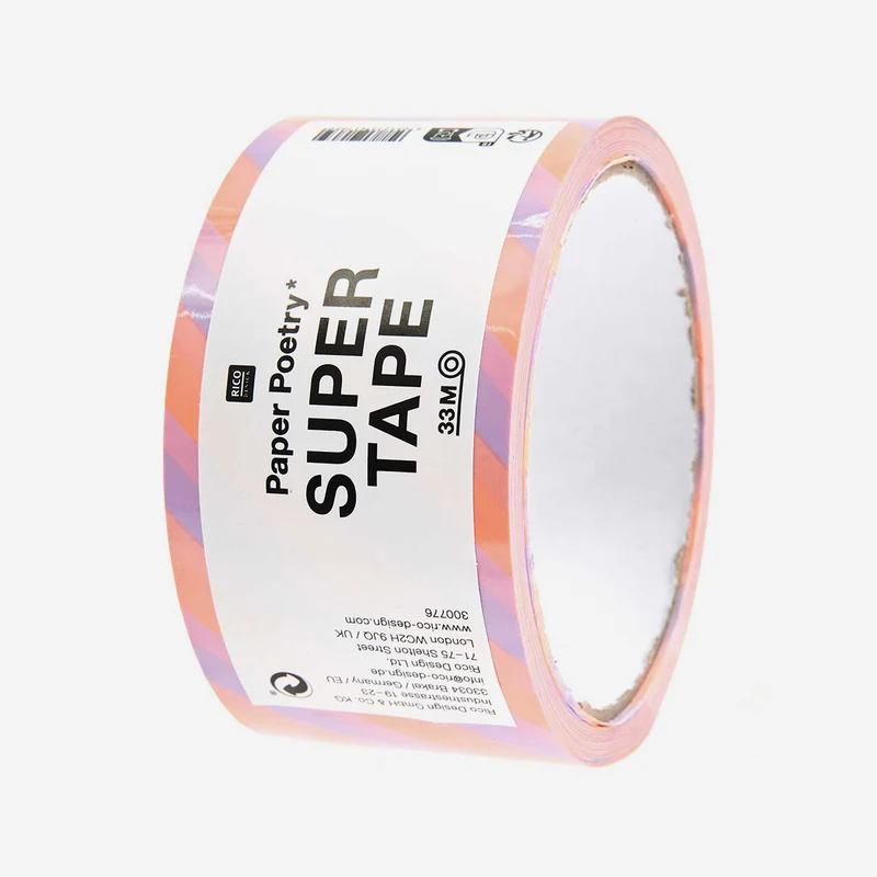 Paketklebeband Flieder Neonorange