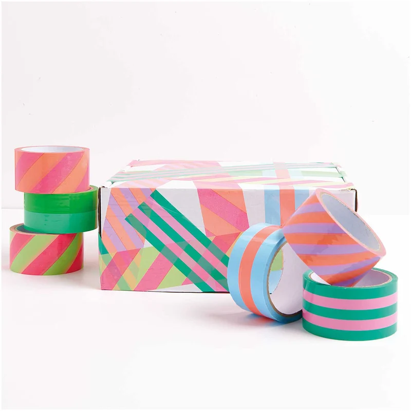 Paketklebeband Flieder Neonorange