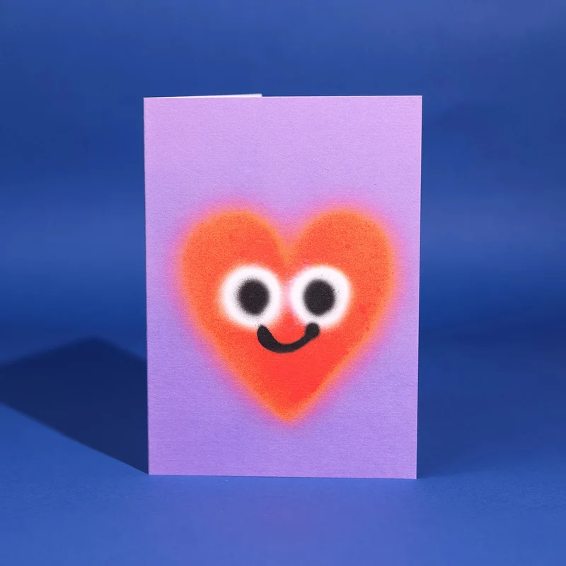 Heart Greetings Grußkarte