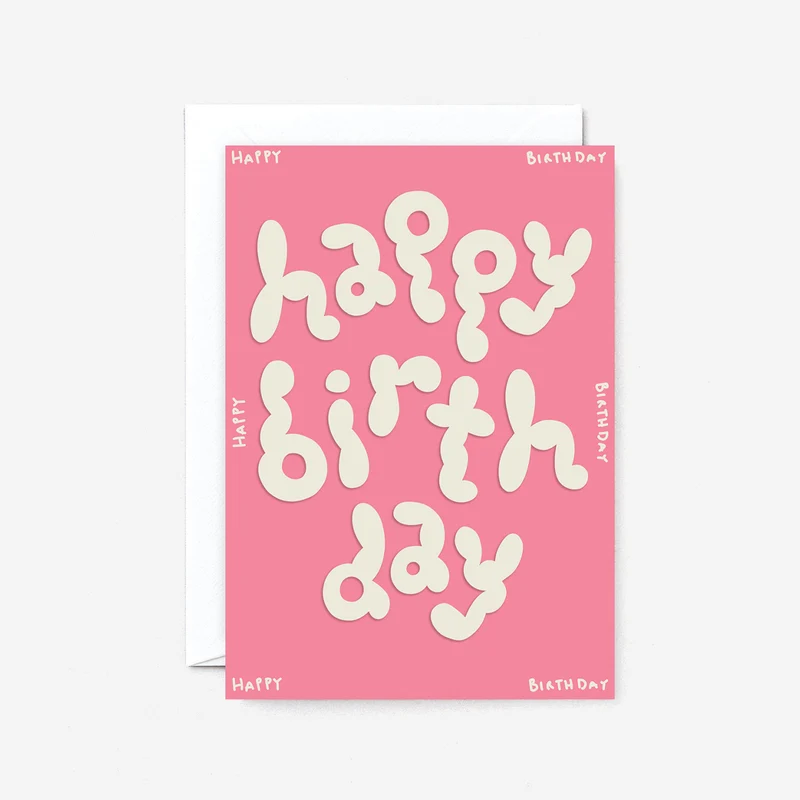Happy Birthday Grußkarte