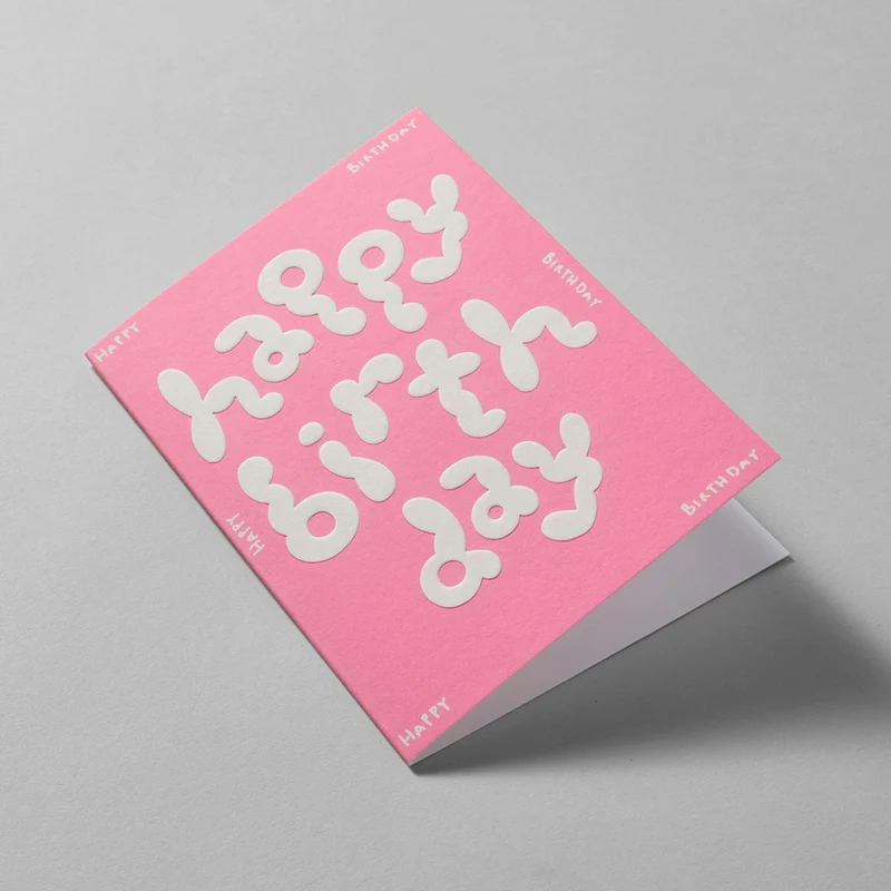 Happy Birthday Grußkarte
