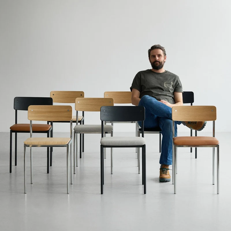 Offset Chair Black