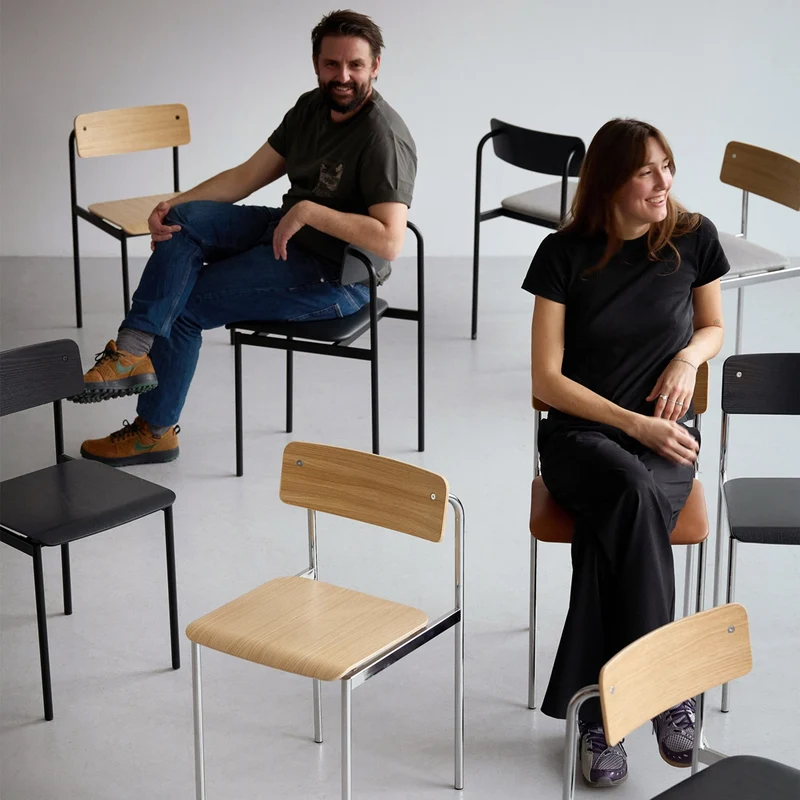 Offset Chair Black
