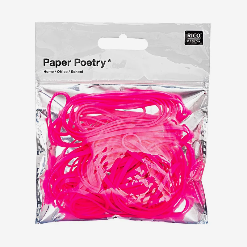 Gummibänder Neon Pink