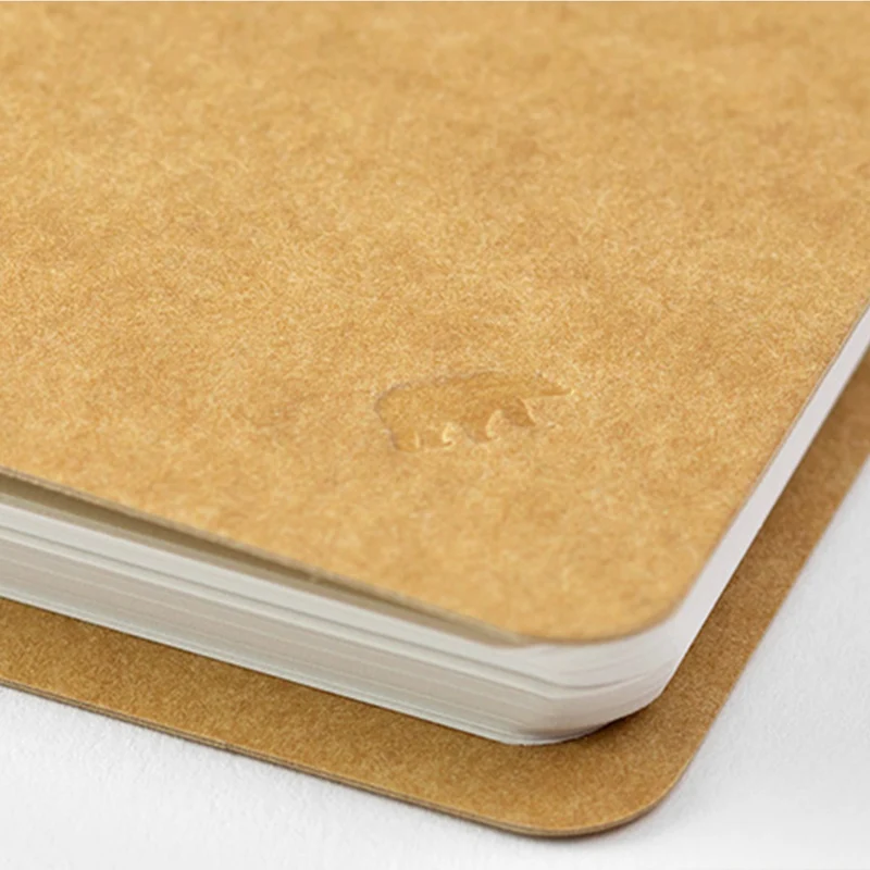 MD White Paper A6 Slim Spiral Ring Notebook