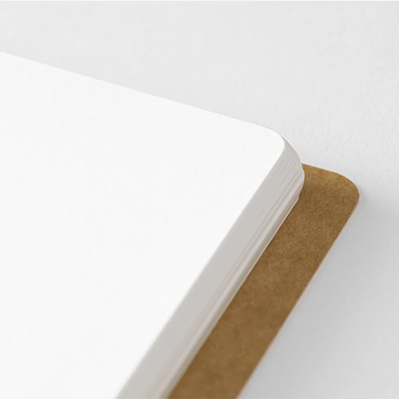 MD White Paper A5 Slim Spiral Ring Notebook