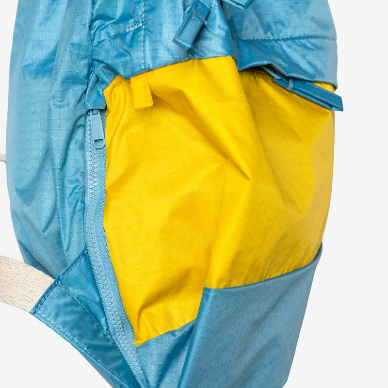 The New Foldable Backpack M Ocean & Sunflower
