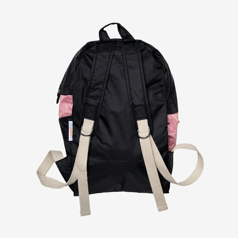 The New Foldable Backpack M Black & Pink Panther