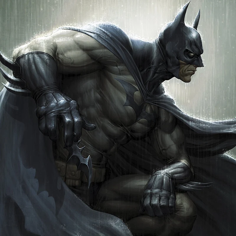 DC Comics Kunstdruck Batman 46 x 61 cm - ungerahmt