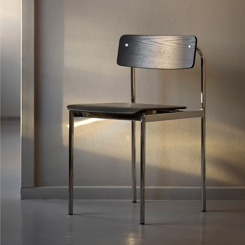 Offset Chair Chrome