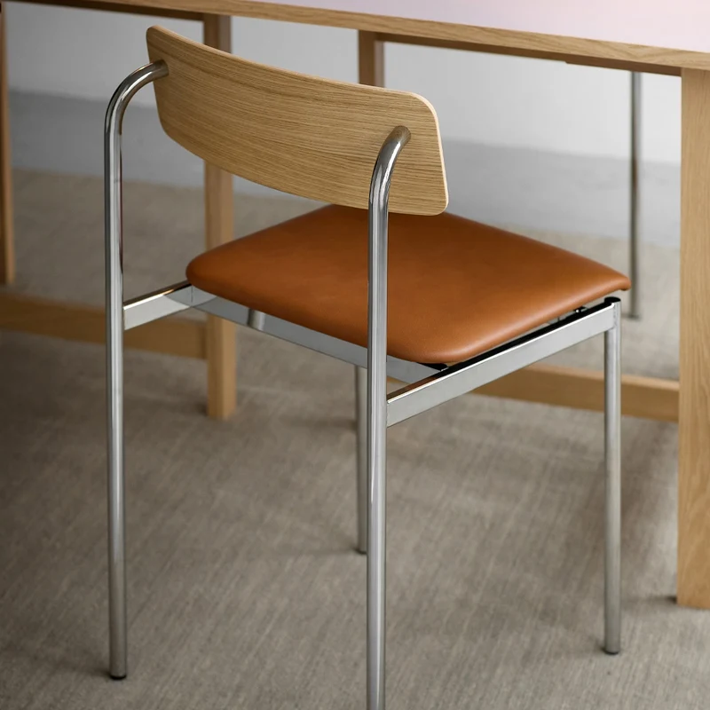 Offset Chair Chrome