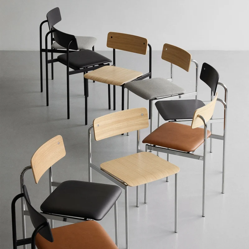 Offset Chair Chrome