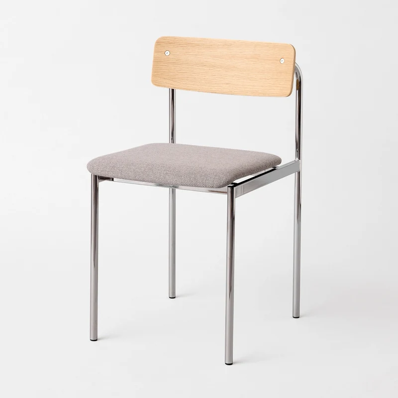 Offset Chair Chrome