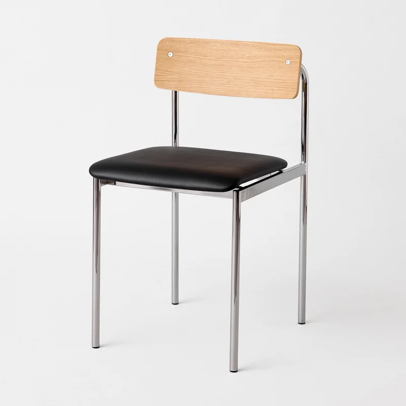 Offset Chair Chrome