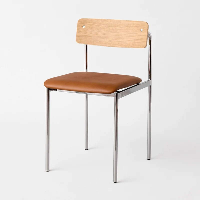 Offset Chair Chrome