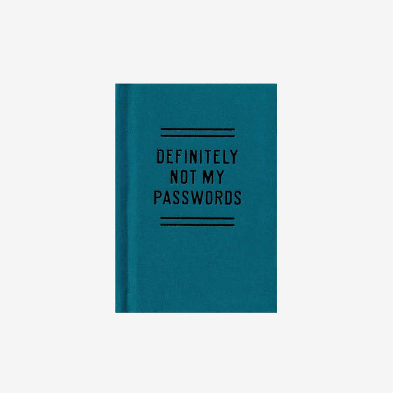 Definitely Not My Passwords - Passwort Notizbuch