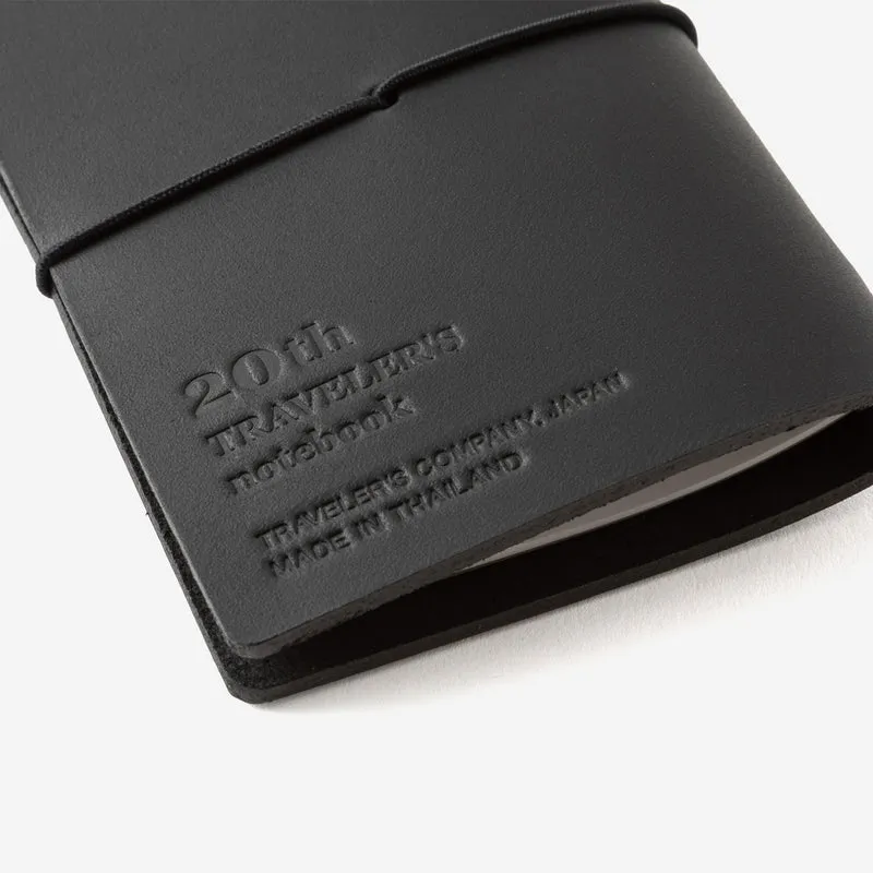 TRAVELER'S Notebook Card Size 20th Anniversary Set Black