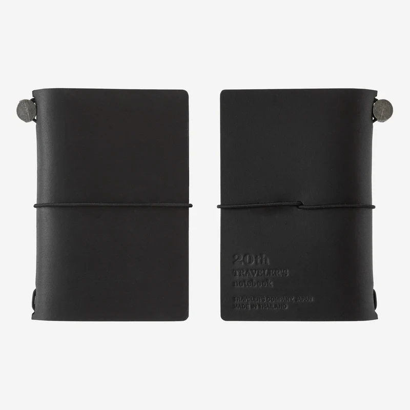 TRAVELER'S Notebook Card Size 20th Anniversary Set Black