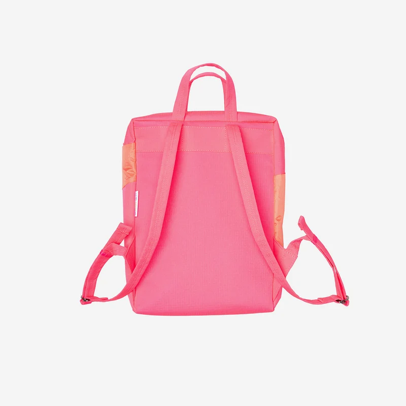 The New Backpack Fluo Pink & Coral
