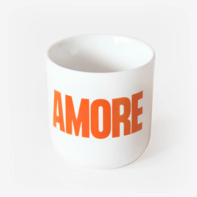 Amore Porzellanbecher