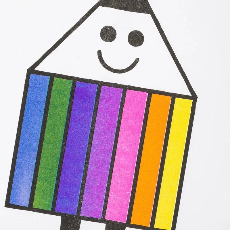 Penny Rainbow Risografie-Druck