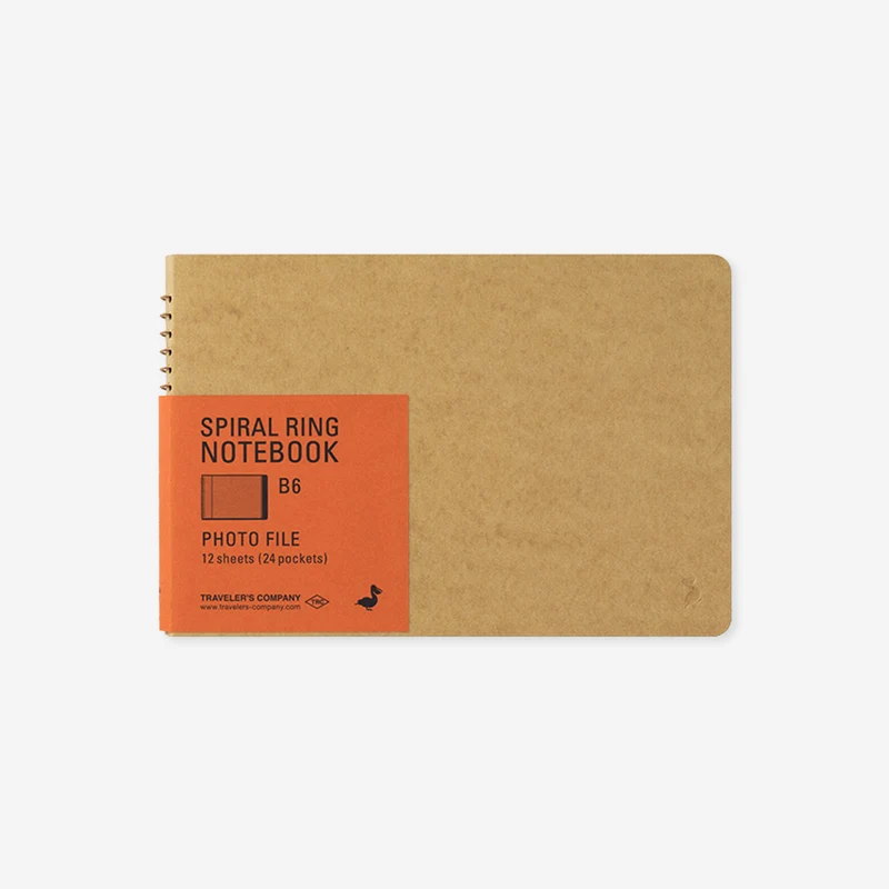 Photo File B6 Spiral Ring Notebook