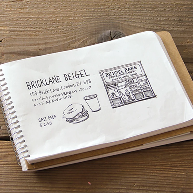 MD White Paper B6 Spiral Ring Notebook