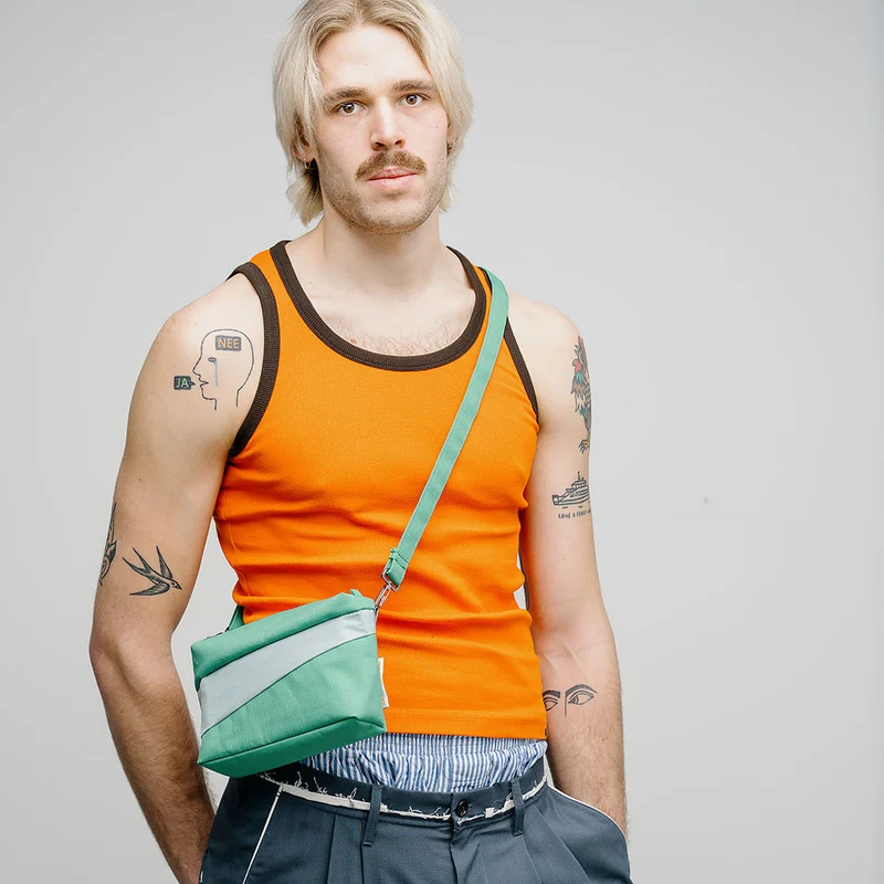 The New Bum Bag S Holly Green & Surf Spray