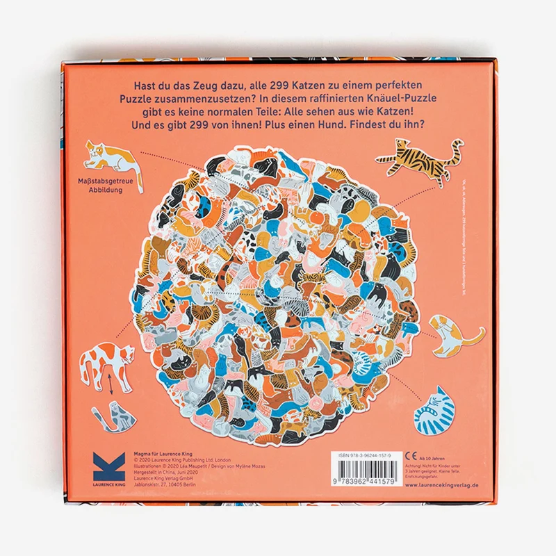299 Katzen (und 1 Hund) Puzzle