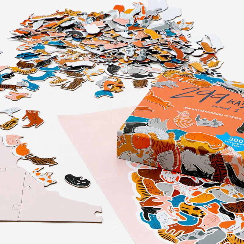 299 Katzen (und 1 Hund) Puzzle