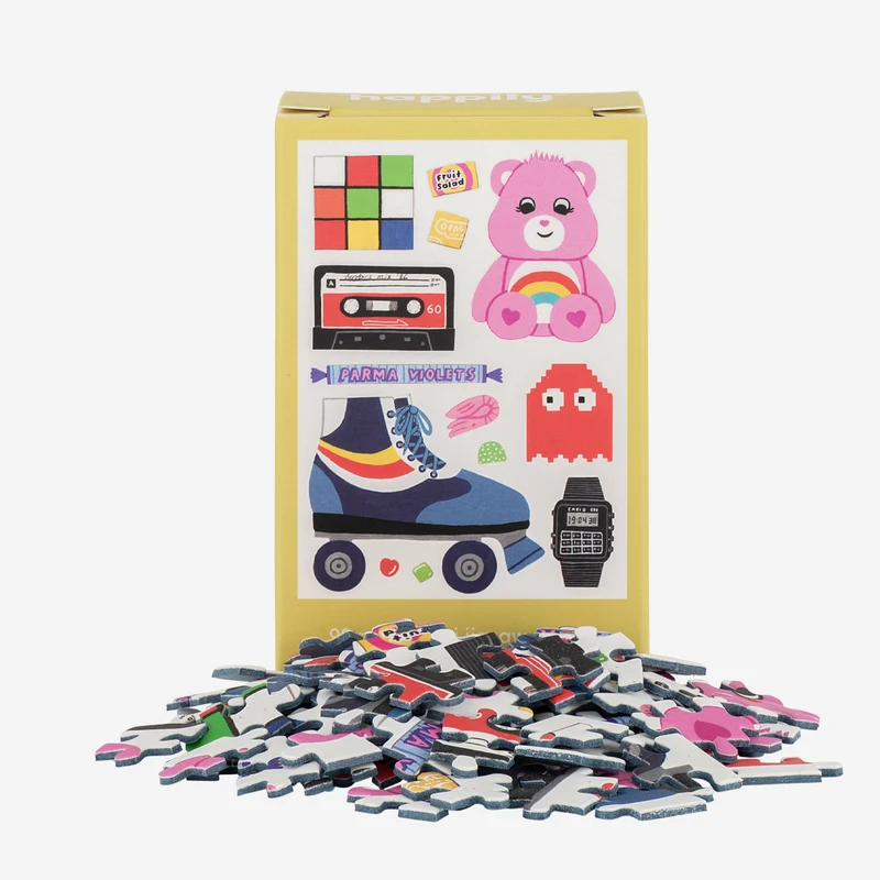 Retro 80s - 99 Teile Mini-Puzzle