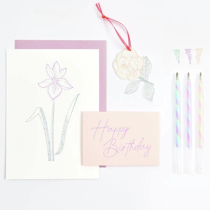 Gelstift Neon Twist - Grün Blau Lila