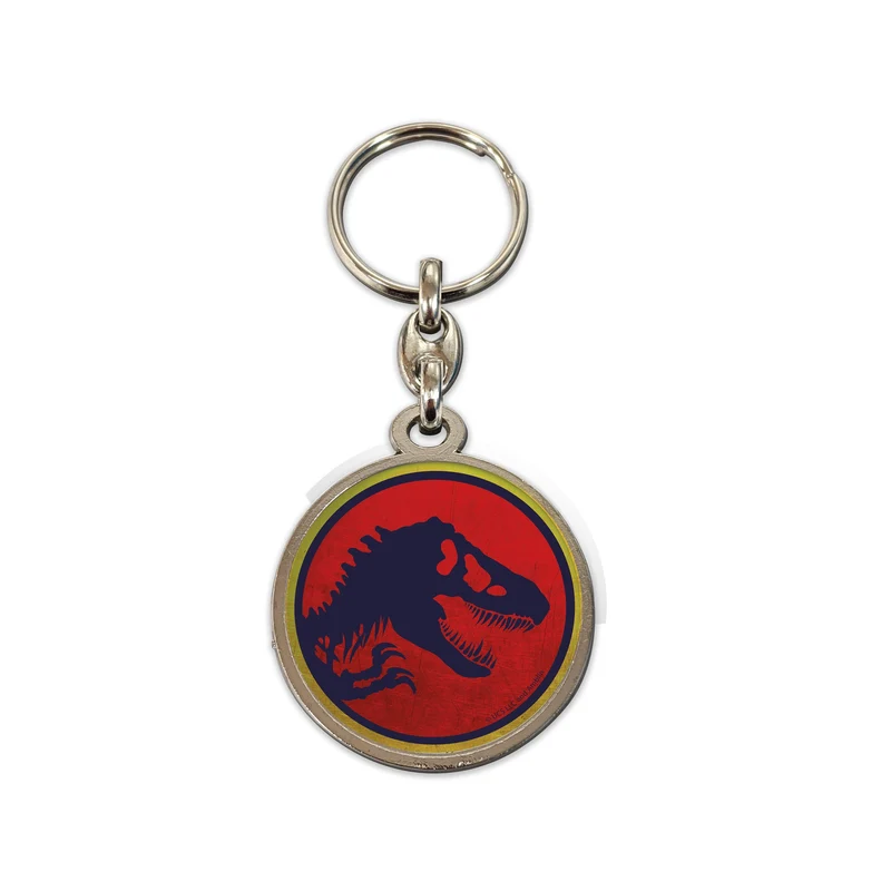 Jurassic Park Metall-Schlüsselanhänger Logo 7 cm