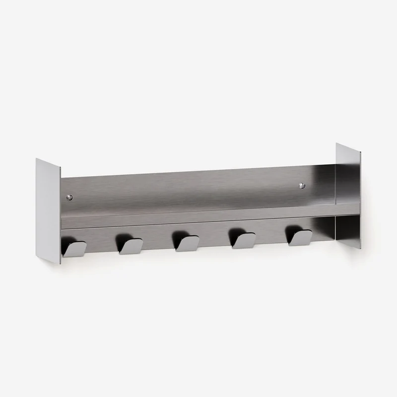 PLI Slim Wandregal mit Garderobe - CORE Edition