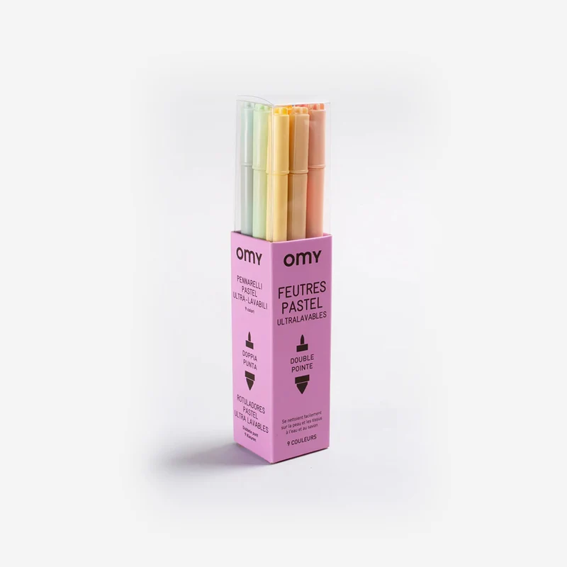 9 Pastel Markers