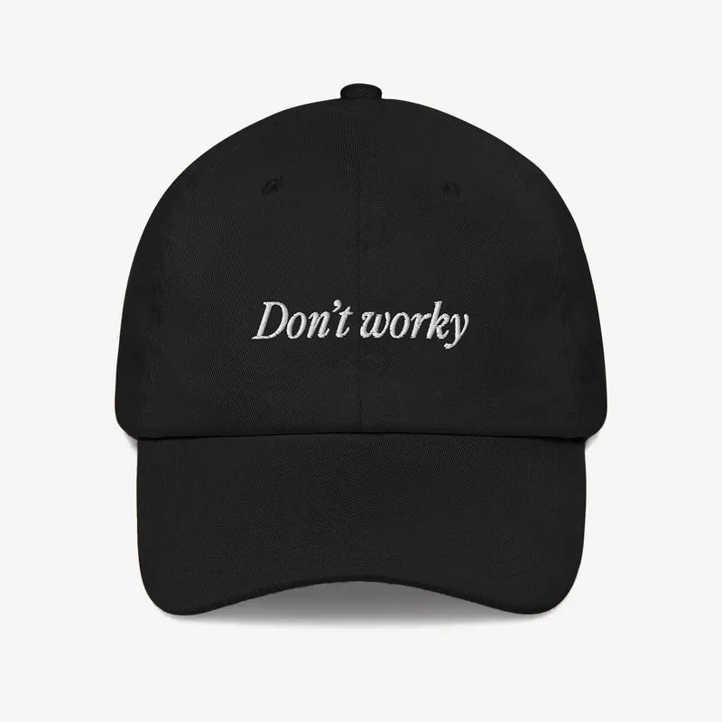 Cap Don‘t Worky, Be Happy Black