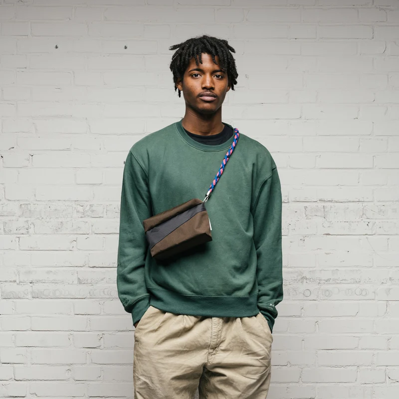 The New Bum Bag S Mud & Black