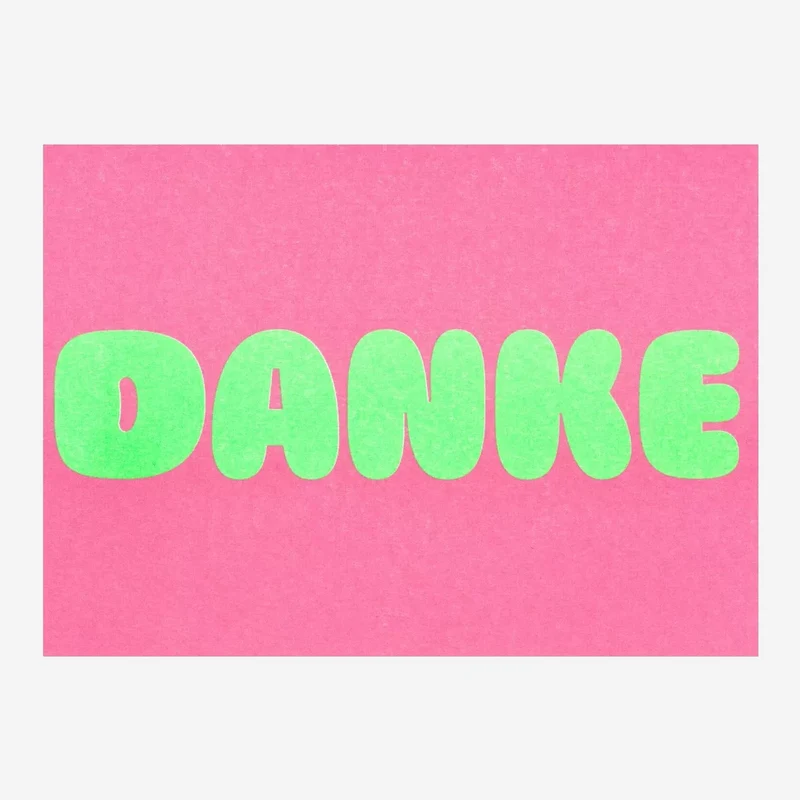 DANKE Riso-Postkarte